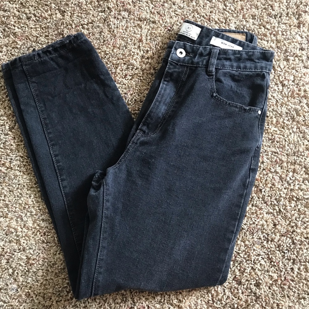 Cotton On 91 Women's MomJeans Size 6 Black